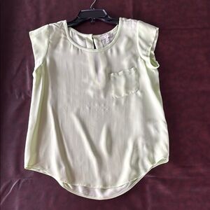 Joie Yellow Cap Sleeve Blouse